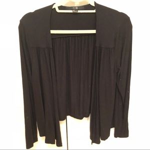 Drapey open cardigan